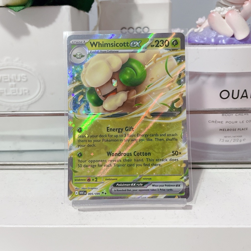 Pokemon Whimsicott Card